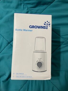 Growns Blue Bottle Warmer – Gentle Bottle Heater for Babies